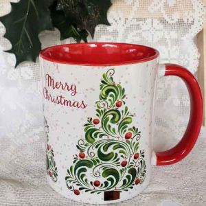 Comfort & Joy – Red Christmas Mug