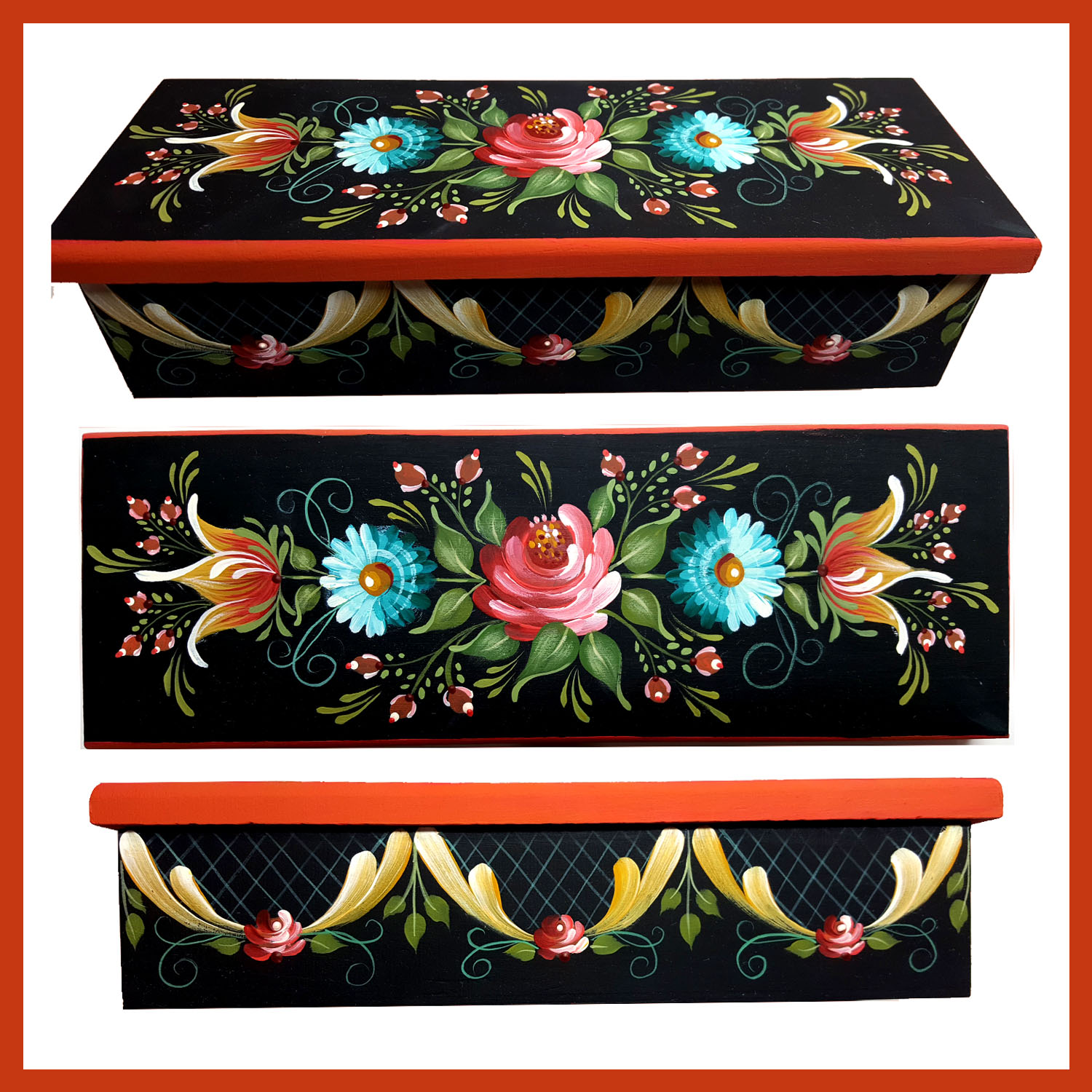 Folk Art Floral Box E-Tutorial