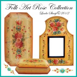 Folk Art Rose Collection E-Tutorials