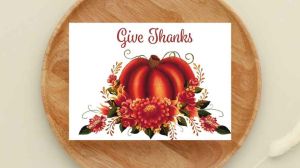 Give Thanks Note Card