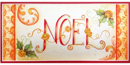 Christmas Noel Watercolor