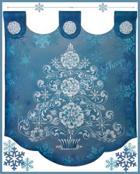 Snowflakes and Swirls Banner E-Tutorial