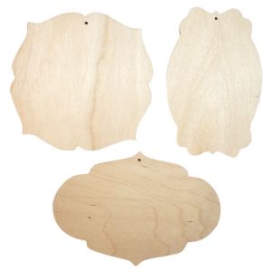 Ornament Blanks - Set of 3