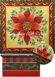 Poinsettia Box with Ornament