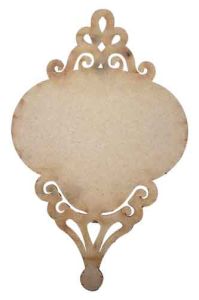 Scroll Top Ornament