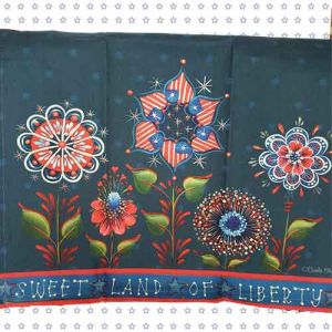 Sweet Land of Liberty Tea Towel